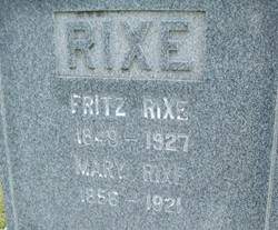 RIXE, FRITZ - Cedar County, Iowa | FRITZ RIXE 