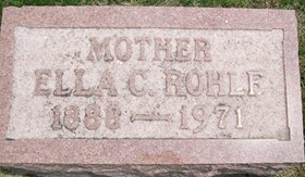 ROHLF, ELLA C. - Cedar County, Iowa | ELLA C. ROHLF 
