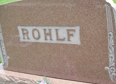 ROHLF, FAMILY MONUMENT - Cedar County, Iowa | FAMILY MONUMENT ROHLF 
