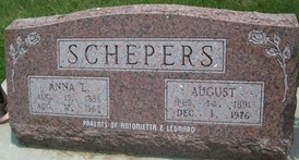 SCHEPERS, AUGUST - Cedar County, Iowa | AUGUST SCHEPERS 