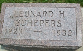 SCHEPERS, LEONARD H. - Cedar County, Iowa | LEONARD H. SCHEPERS 