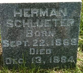 SCHLUETER, HERMAN - Cedar County, Iowa | HERMAN SCHLUETER 