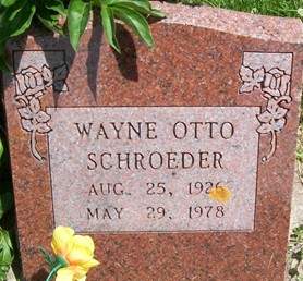 SCHROEDER, WAYNE OTTO - Cedar County, Iowa | WAYNE OTTO SCHROEDER 