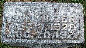 SCHWITZER, HAROLD F. - Cedar County, Iowa | HAROLD F. SCHWITZER 