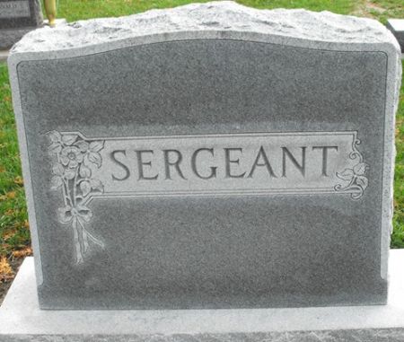 SERGEANT, FAMILY MONUMENT - Cedar County, Iowa | FAMILY MONUMENT SERGEANT 