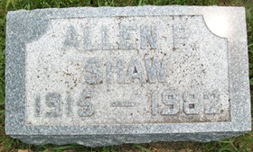 SHAW, ALLEN PAUL - Cedar County, Iowa | ALLEN PAUL SHAW 