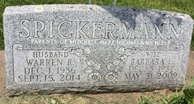 SPICKERMANN, WARREN ROGER - Cedar County, Iowa | WARREN ROGER SPICKERMANN 