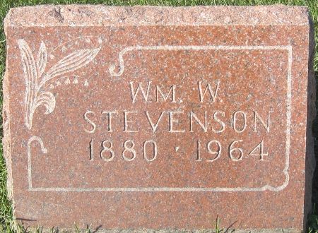 STEVENSON, WM. W. - Cedar County, Iowa | WM. W. STEVENSON 