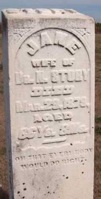 CARL STORY, CLARISSA JANE - Cedar County, Iowa | CLARISSA JANE CARL STORY 