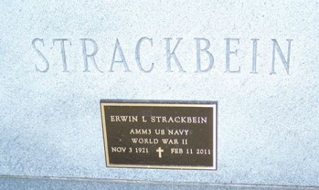 STRACKBEIN, ERWIN L. - Cedar County, Iowa | ERWIN L. STRACKBEIN 