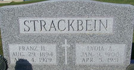 STRACKBEIN, FRANZ H. - Cedar County, Iowa | FRANZ H. STRACKBEIN 