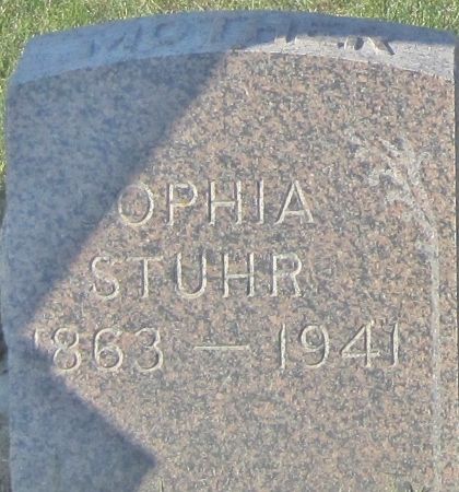 STUHR, SOPHIA - Cedar County, Iowa | SOPHIA STUHR 
