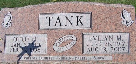 TANK, OTTO H. - Cedar County, Iowa | OTTO H. TANK 