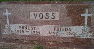 VOSS, FRIEDA - Cedar County, Iowa | FRIEDA VOSS 