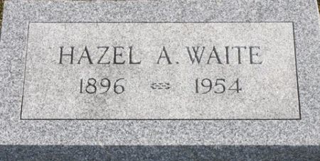 WAITE, HAZEL A. - Cedar County, Iowa | HAZEL A. WAITE 