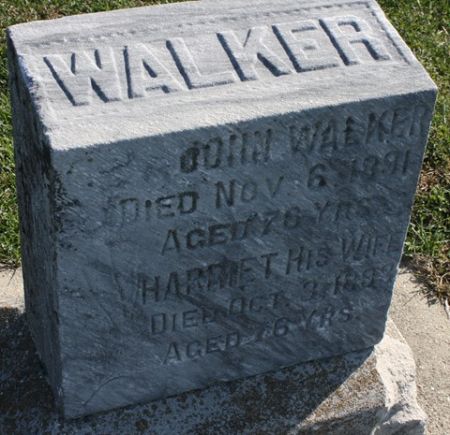 WALKER, HARRIET - Cedar County, Iowa | HARRIET WALKER 