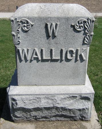 WALLICK, W. - Cedar County, Iowa | W. WALLICK 
