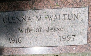 WALTON, GLENNA M. - Cedar County, Iowa | GLENNA M. WALTON 