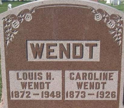 WENDT, CAROLINE - Cedar County, Iowa | CAROLINE WENDT 