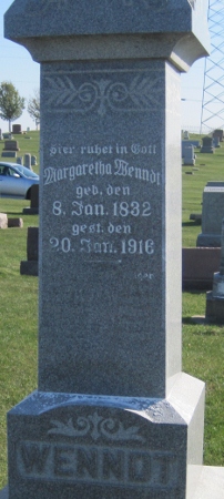 WENNDT, MARGARETHA - Cedar County, Iowa | MARGARETHA WENNDT 