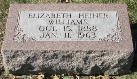 HEINER WILLIAMS, ELIZABETH - Cedar County, Iowa | ELIZABETH HEINER WILLIAMS 