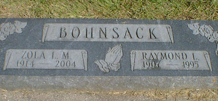 BOHNSACK, ZOLA L. - Cerro Gordo County, Iowa | ZOLA L. BOHNSACK 