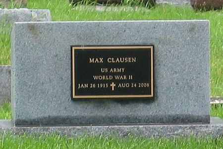 CLAUSEN, MAX - Cerro Gordo County, Iowa | MAX CLAUSEN 