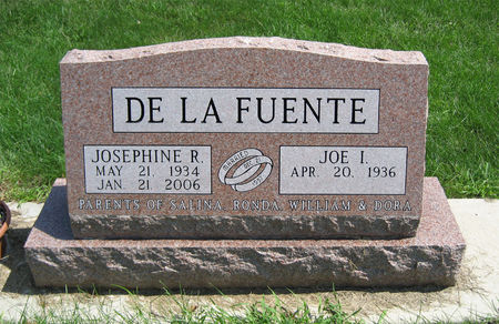 DE LA FUENTE, JOSEPHINE RITA - Cerro Gordo County, Iowa | JOSEPHINE RITA DE LA FUENTE 
