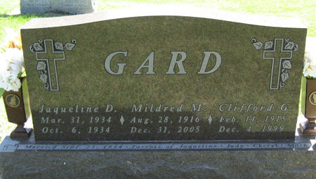 GARD, MILDRED M. - Cerro Gordo County, Iowa | MILDRED M. GARD 
