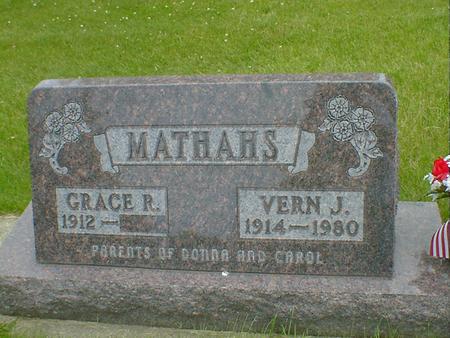 MATHAHS, GRACE REGINA (BAUMANN) - Cerro Gordo County, Iowa | GRACE REGINA (BAUMANN) MATHAHS 