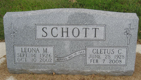 SCHOTT, CLETUS CLAY - Cerro Gordo County, Iowa | CLETUS CLAY SCHOTT 