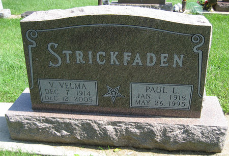 STAIR STRICKFADEN, V. VELMA - Cerro Gordo County, Iowa | V. VELMA STAIR STRICKFADEN 