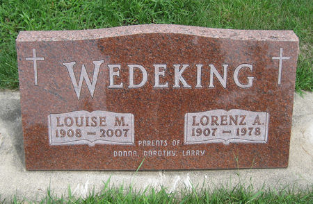 WEDEKING, LOUISE M. (FANK) - Cerro Gordo County, Iowa | LOUISE M. (FANK) WEDEKING 