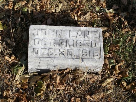LANE, JOHN - Cherokee County, Iowa | JOHN LANE 