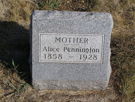 PENNINGTON, ALICE - Cherokee County, Iowa | ALICE PENNINGTON 