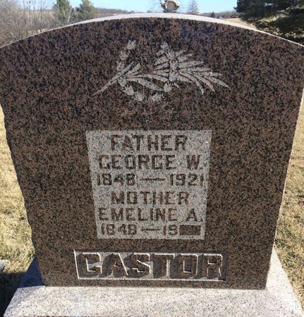 ADYE CASTOR, EMELINE CAROLINE - Clarke County, Iowa | EMELINE CAROLINE ADYE CASTOR 