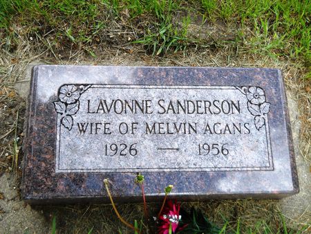 SANDERSON AGANS, LAVONNE - Clay County, Iowa | LAVONNE SANDERSON AGANS 