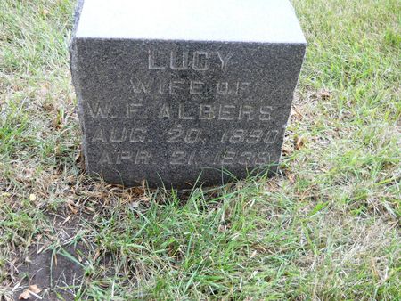 ALBERS, LUCY - Clay County, Iowa | LUCY ALBERS 