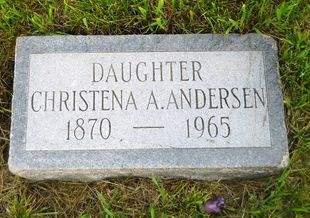 ANDERSEN, CHRISTENA A. - Clay County, Iowa | CHRISTENA A. ANDERSEN 