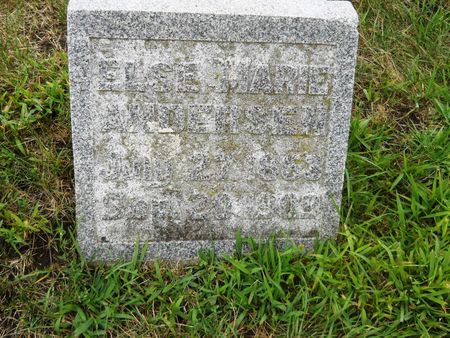 ANDERSEN, ELSE MARIE - Clay County, Iowa | ELSE MARIE ANDERSEN 