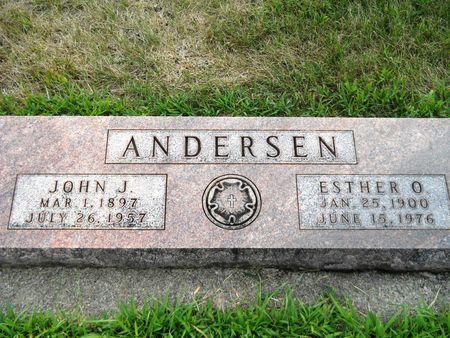 ANDERSEN, ESTHER O. - Clay County, Iowa | ESTHER O. ANDERSEN 