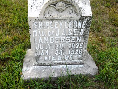 ANDERSEN, SHIRLEY LEONE - Clay County, Iowa | SHIRLEY LEONE ANDERSEN 