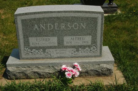 RASMUSSEN ANDERSON, ESTHER - Clay County, Iowa | ESTHER RASMUSSEN ANDERSON 
