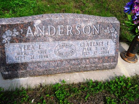 ANDERSON, CLARENCE L. - Clay County, Iowa | CLARENCE L. ANDERSON 