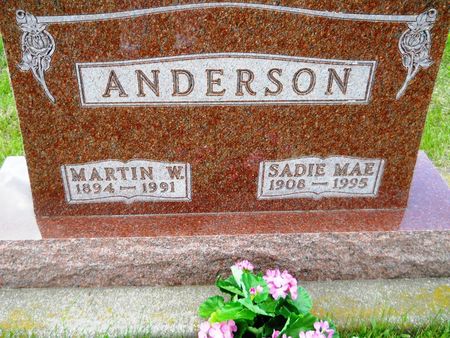 ANDERSON, MARTIN W. - Clay County, Iowa | MARTIN W. ANDERSON 