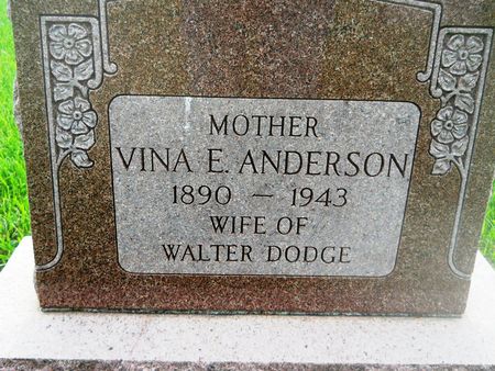 ANDERSON DODGE, VINA E. - Clay County, Iowa | VINA E. ANDERSON DODGE 