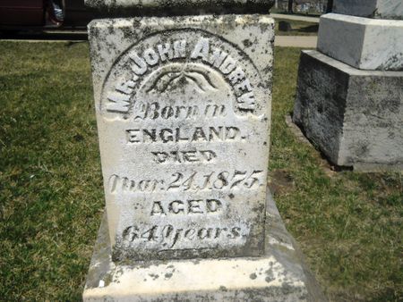 ANDREW, JOHN - Clay County, Iowa | JOHN ANDREW 