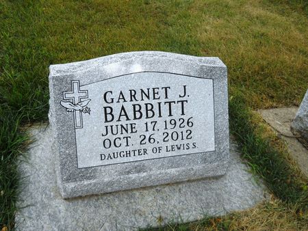 BABBITT, GARNET J. - Clay County, Iowa | GARNET J. BABBITT 