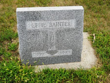 BAINTER, EFFIE - Clay County, Iowa | EFFIE BAINTER 