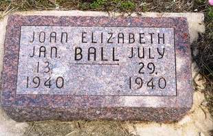 BALL, JOAN ELIZABETH - Clay County, Iowa | JOAN ELIZABETH BALL 